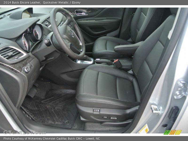 Quicksilver Metallic / Ebony 2014 Buick Encore Leather