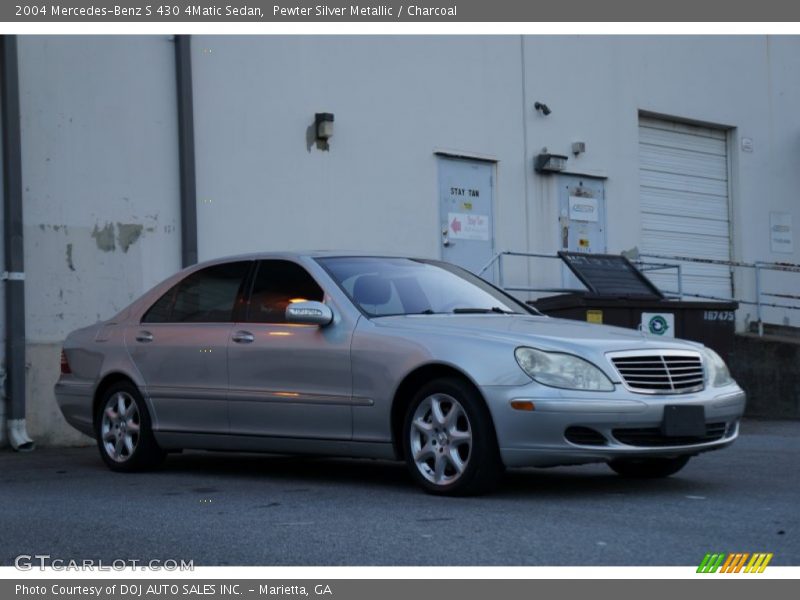 Pewter Silver Metallic / Charcoal 2004 Mercedes-Benz S 430 4Matic Sedan