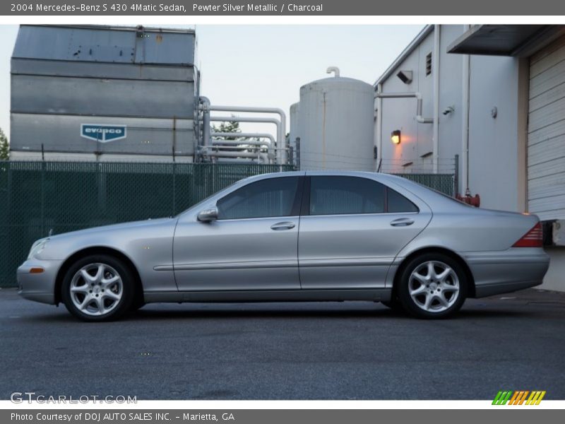 Pewter Silver Metallic / Charcoal 2004 Mercedes-Benz S 430 4Matic Sedan
