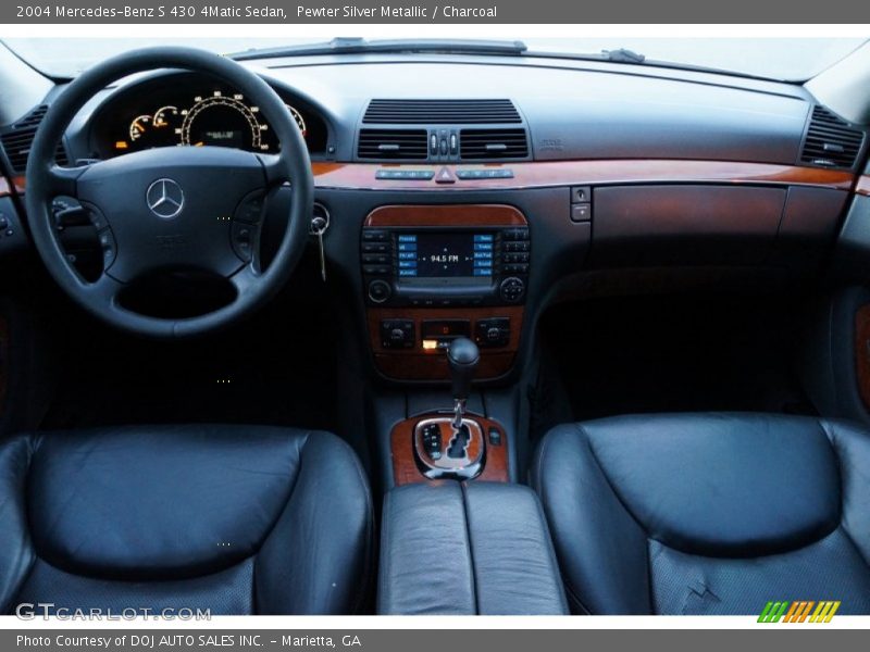 Pewter Silver Metallic / Charcoal 2004 Mercedes-Benz S 430 4Matic Sedan