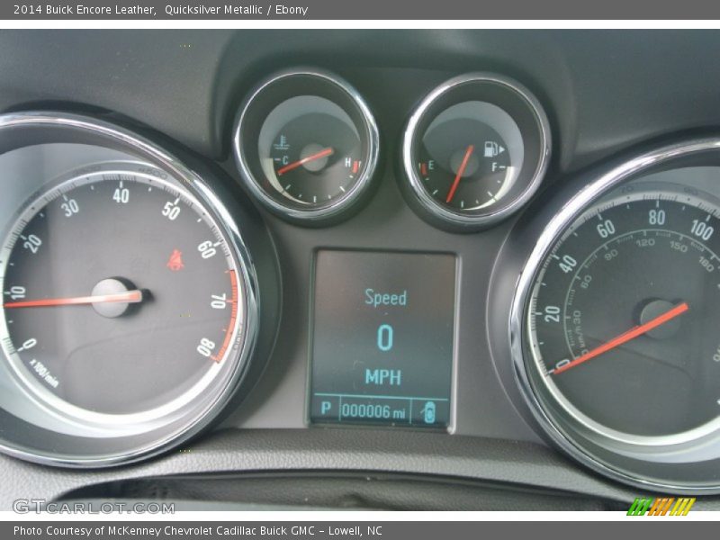 Quicksilver Metallic / Ebony 2014 Buick Encore Leather