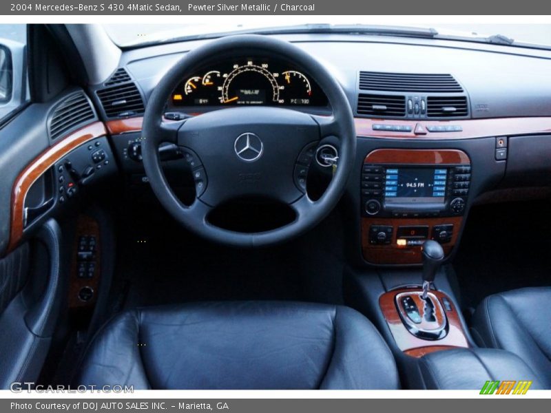 Pewter Silver Metallic / Charcoal 2004 Mercedes-Benz S 430 4Matic Sedan