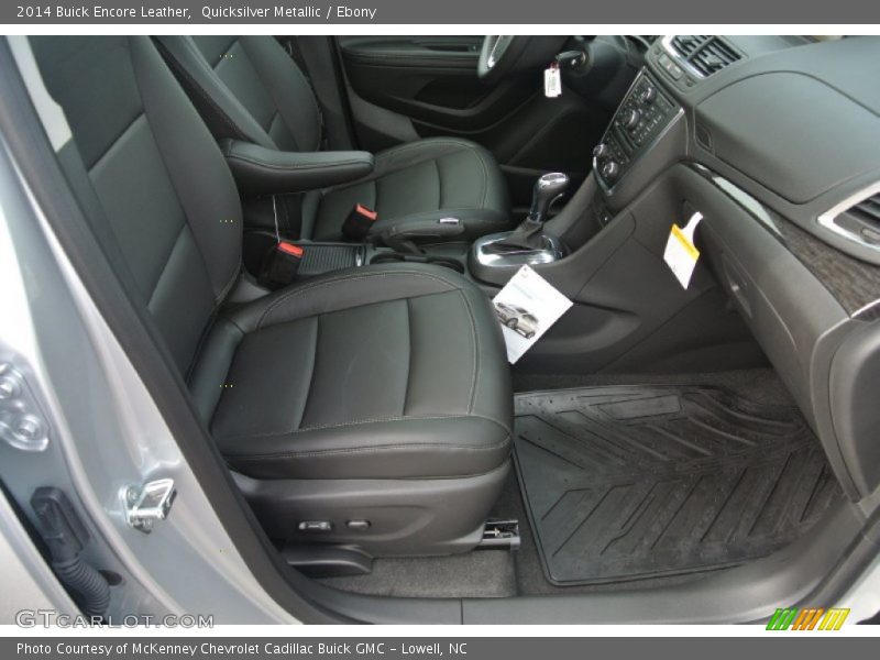 Quicksilver Metallic / Ebony 2014 Buick Encore Leather