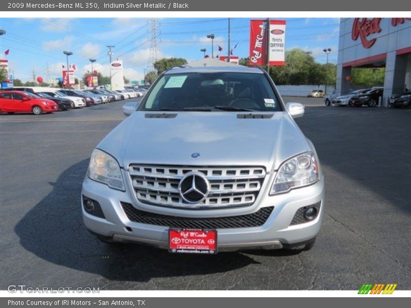 Iridium Silver Metallic / Black 2009 Mercedes-Benz ML 350
