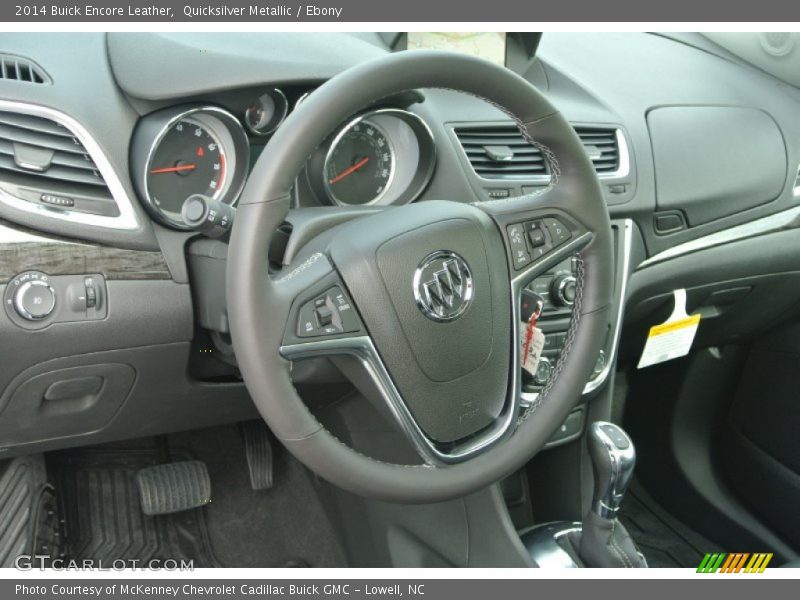 Quicksilver Metallic / Ebony 2014 Buick Encore Leather