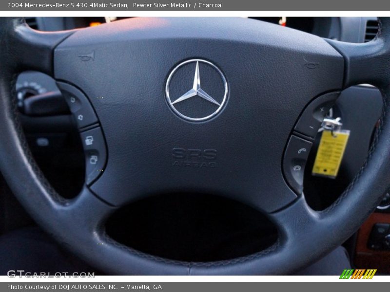 Pewter Silver Metallic / Charcoal 2004 Mercedes-Benz S 430 4Matic Sedan