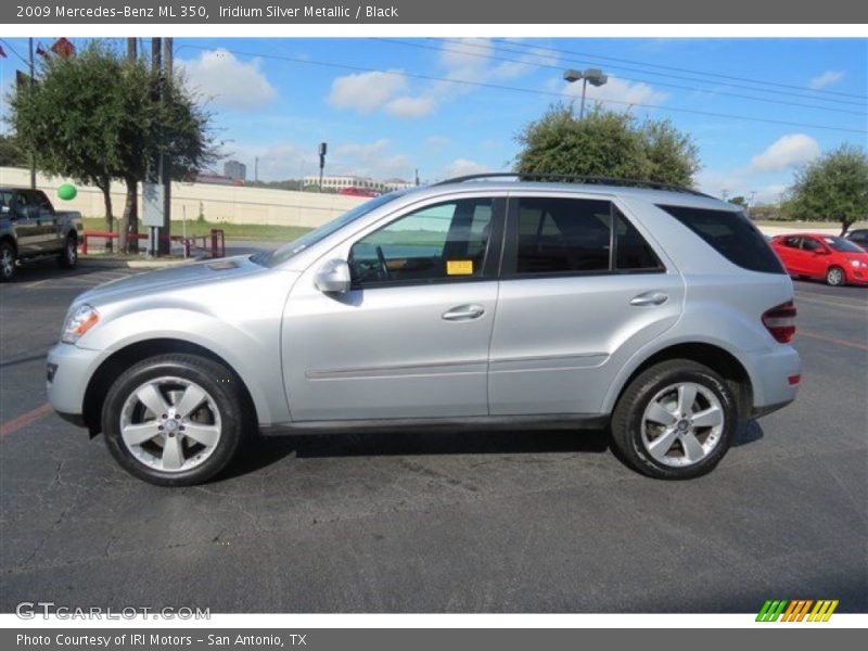 Iridium Silver Metallic / Black 2009 Mercedes-Benz ML 350