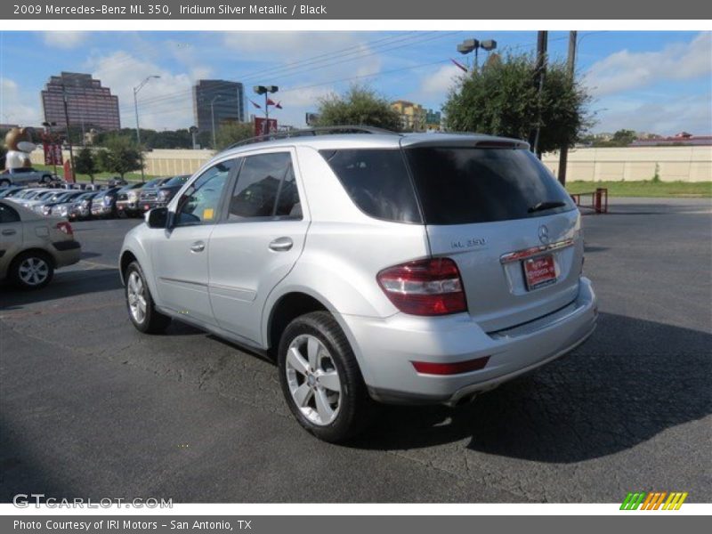 Iridium Silver Metallic / Black 2009 Mercedes-Benz ML 350