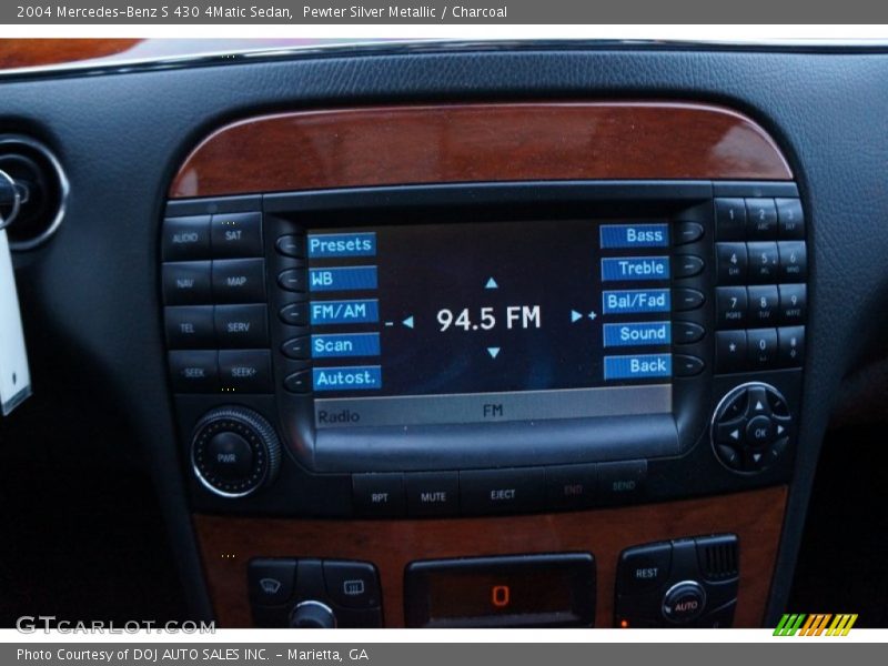Pewter Silver Metallic / Charcoal 2004 Mercedes-Benz S 430 4Matic Sedan