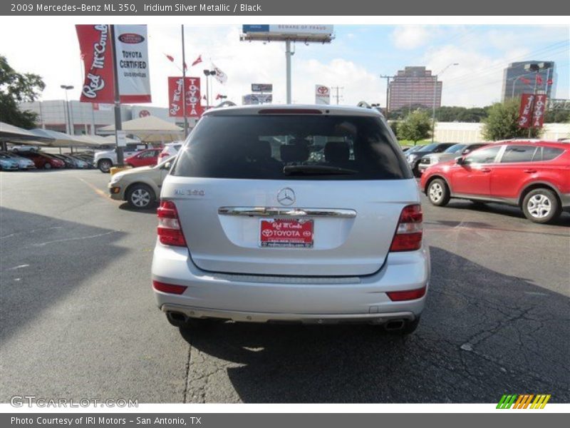 Iridium Silver Metallic / Black 2009 Mercedes-Benz ML 350