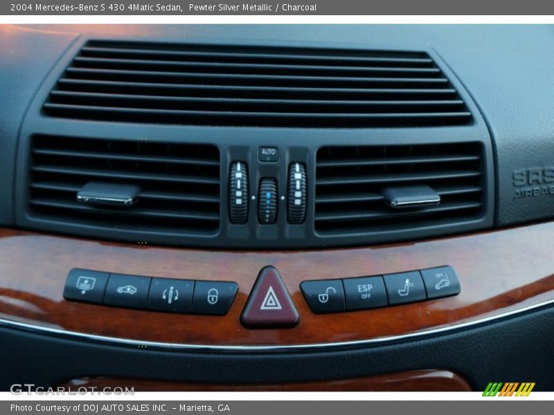 Pewter Silver Metallic / Charcoal 2004 Mercedes-Benz S 430 4Matic Sedan