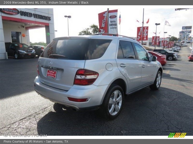 Iridium Silver Metallic / Black 2009 Mercedes-Benz ML 350