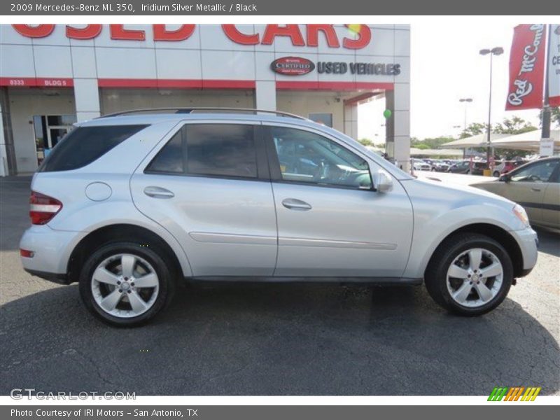 Iridium Silver Metallic / Black 2009 Mercedes-Benz ML 350