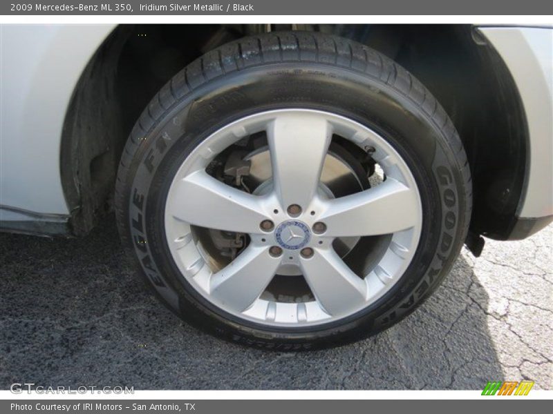 Iridium Silver Metallic / Black 2009 Mercedes-Benz ML 350