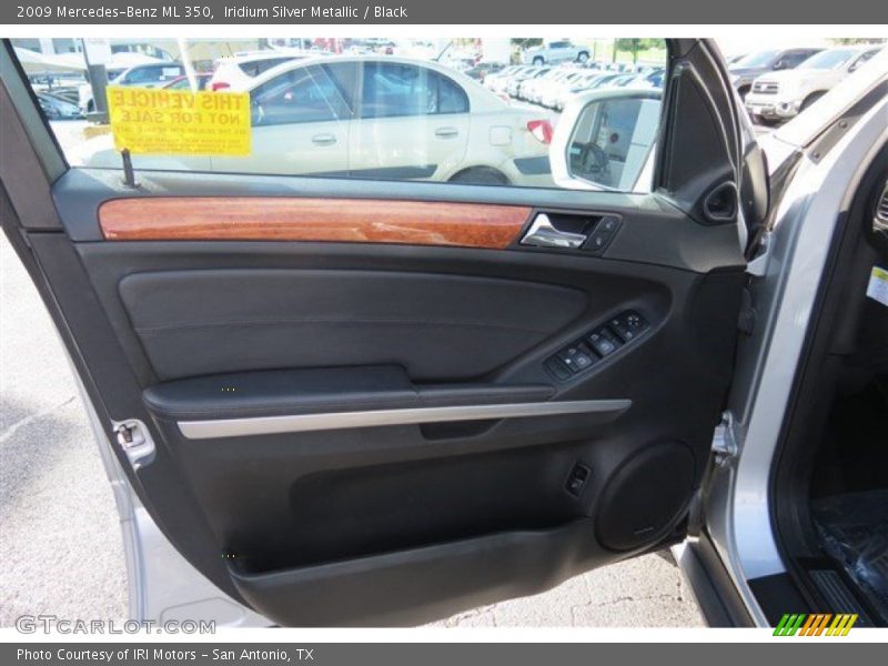 Iridium Silver Metallic / Black 2009 Mercedes-Benz ML 350