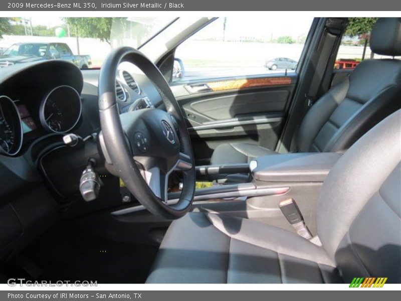 Iridium Silver Metallic / Black 2009 Mercedes-Benz ML 350