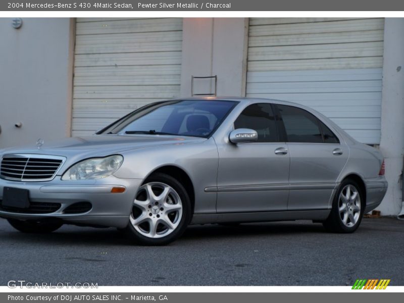 Pewter Silver Metallic / Charcoal 2004 Mercedes-Benz S 430 4Matic Sedan