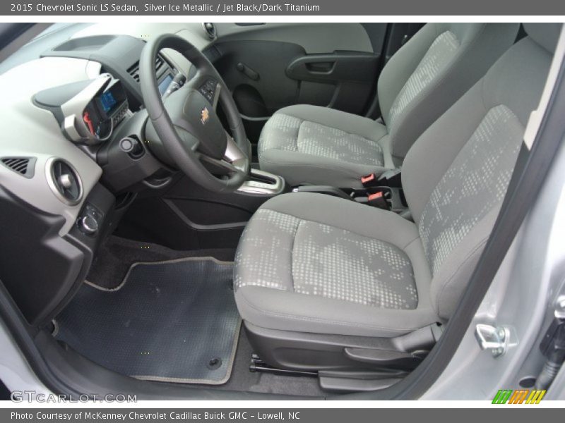 Front Seat of 2015 Sonic LS Sedan