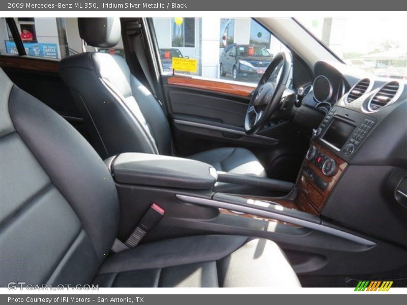 Iridium Silver Metallic / Black 2009 Mercedes-Benz ML 350