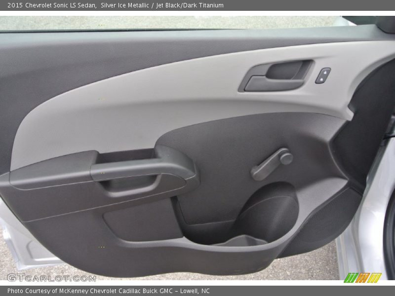 Silver Ice Metallic / Jet Black/Dark Titanium 2015 Chevrolet Sonic LS Sedan