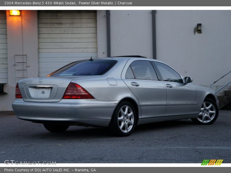 Pewter Silver Metallic / Charcoal 2004 Mercedes-Benz S 430 4Matic Sedan