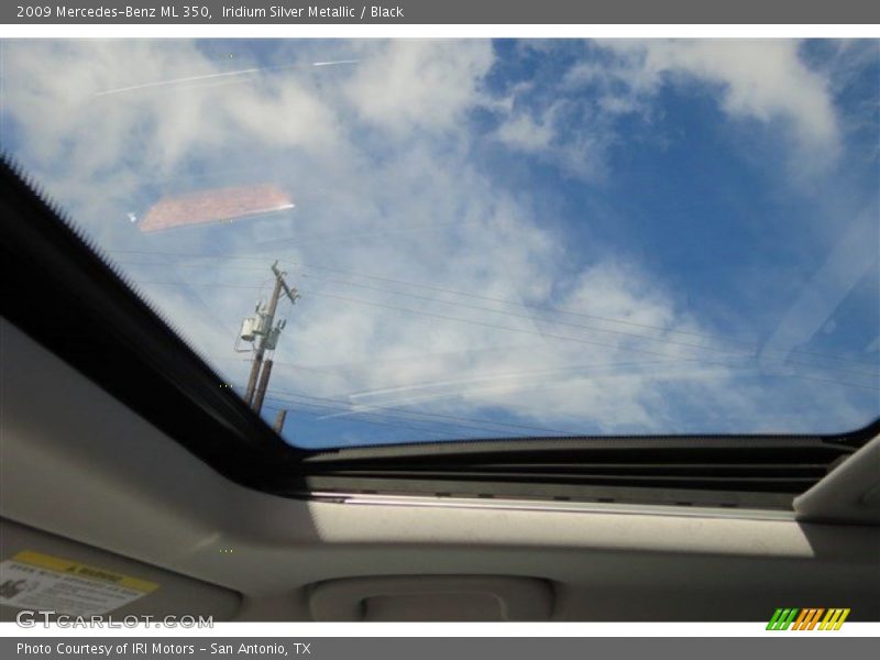 Iridium Silver Metallic / Black 2009 Mercedes-Benz ML 350