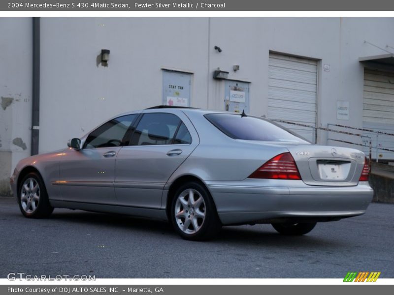 Pewter Silver Metallic / Charcoal 2004 Mercedes-Benz S 430 4Matic Sedan