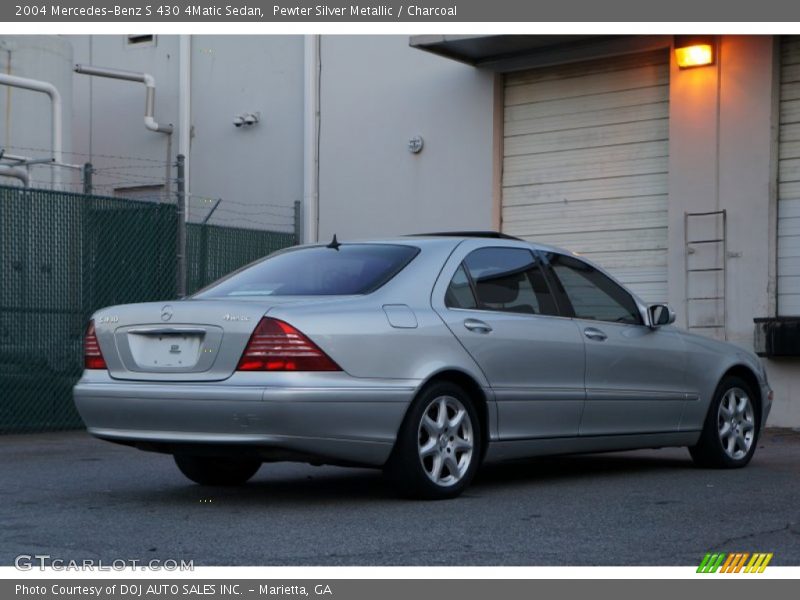 Pewter Silver Metallic / Charcoal 2004 Mercedes-Benz S 430 4Matic Sedan