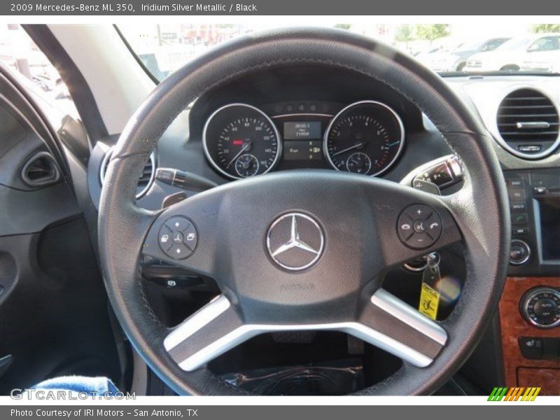 Iridium Silver Metallic / Black 2009 Mercedes-Benz ML 350