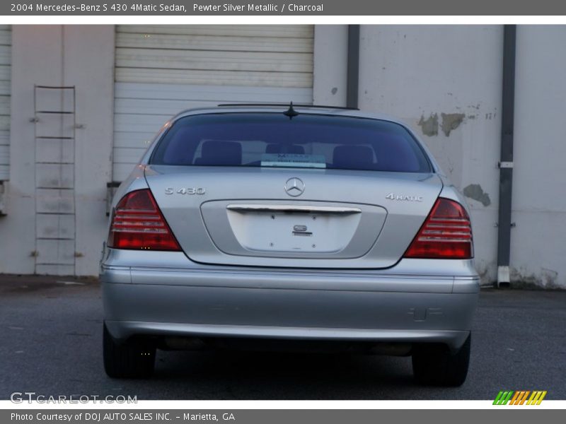 Pewter Silver Metallic / Charcoal 2004 Mercedes-Benz S 430 4Matic Sedan
