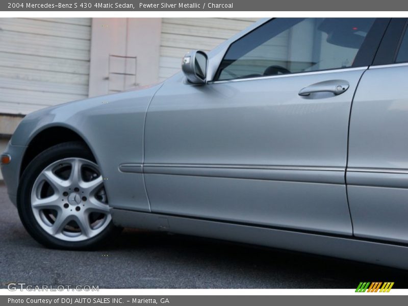 Pewter Silver Metallic / Charcoal 2004 Mercedes-Benz S 430 4Matic Sedan