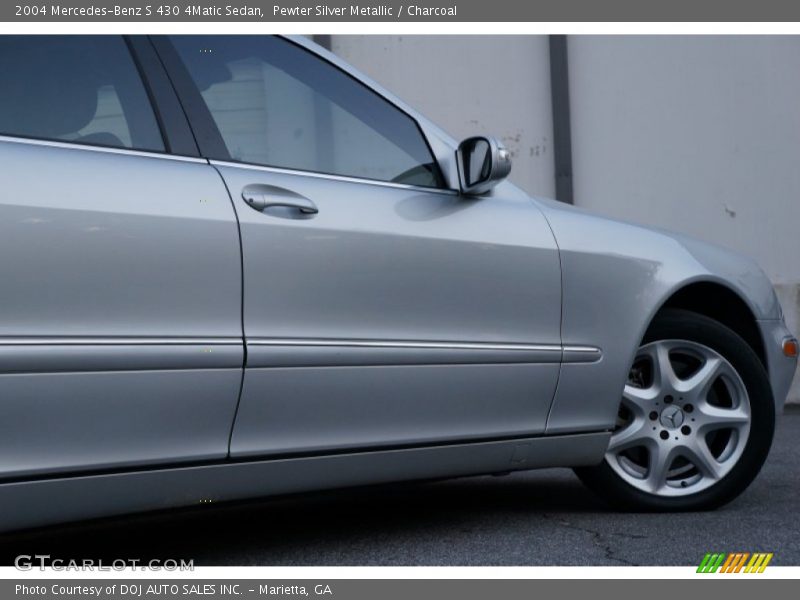 Pewter Silver Metallic / Charcoal 2004 Mercedes-Benz S 430 4Matic Sedan