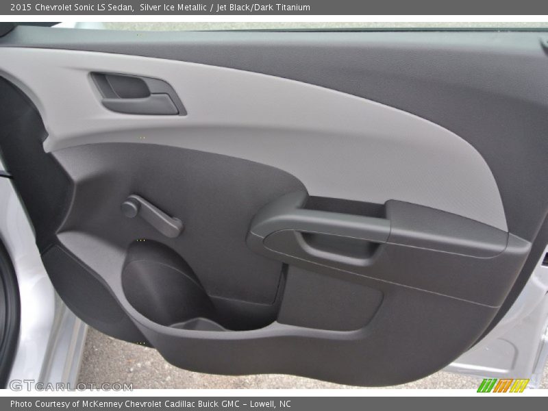 Silver Ice Metallic / Jet Black/Dark Titanium 2015 Chevrolet Sonic LS Sedan
