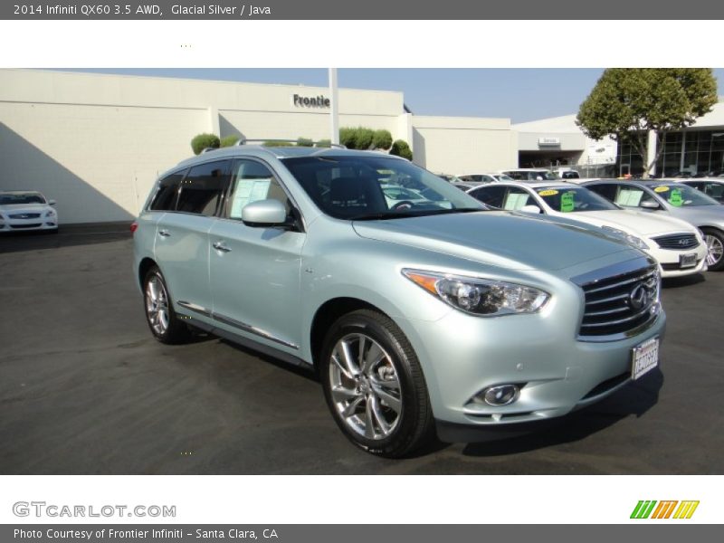 Glacial Silver / Java 2014 Infiniti QX60 3.5 AWD