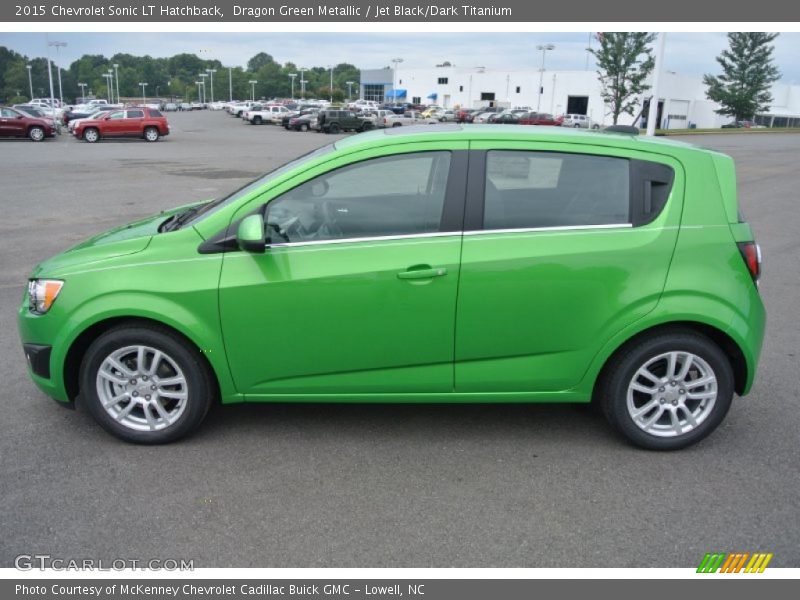  2015 Sonic LT Hatchback Dragon Green Metallic