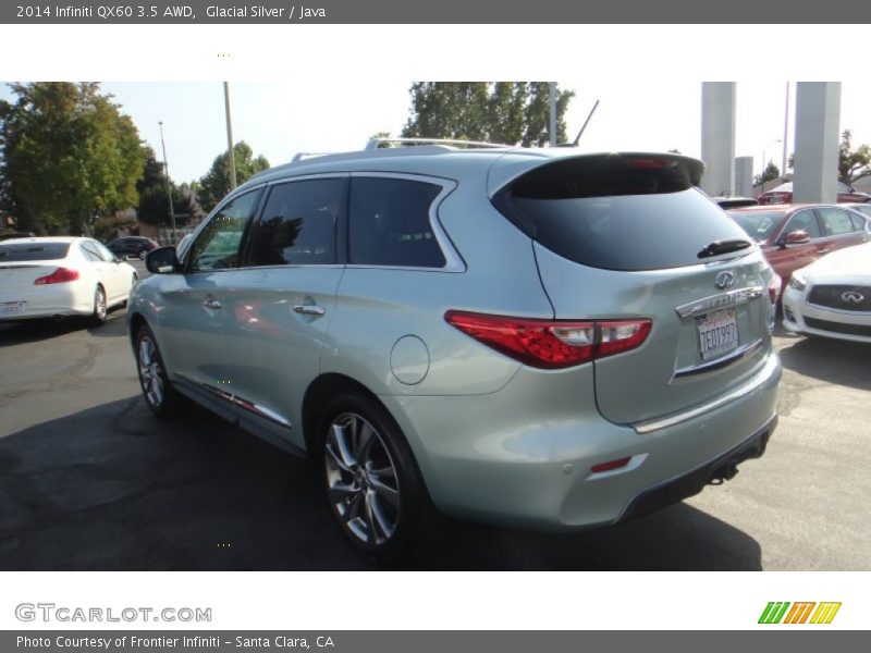 Glacial Silver / Java 2014 Infiniti QX60 3.5 AWD