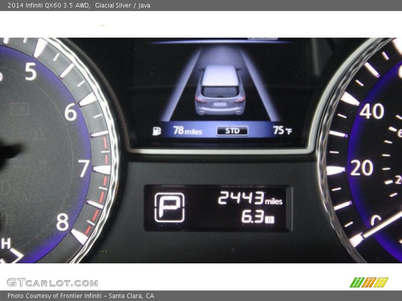 Glacial Silver / Java 2014 Infiniti QX60 3.5 AWD