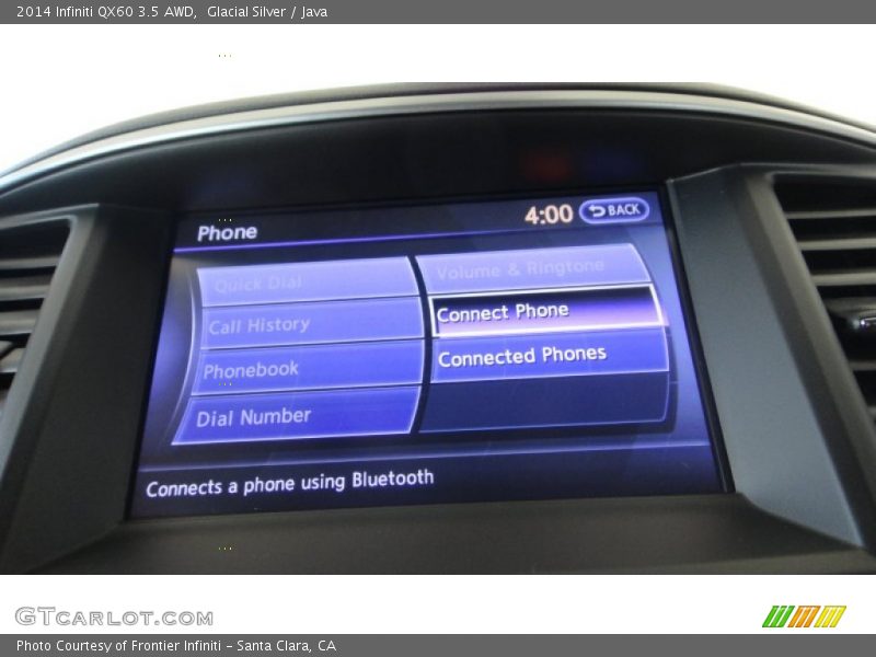 Glacial Silver / Java 2014 Infiniti QX60 3.5 AWD