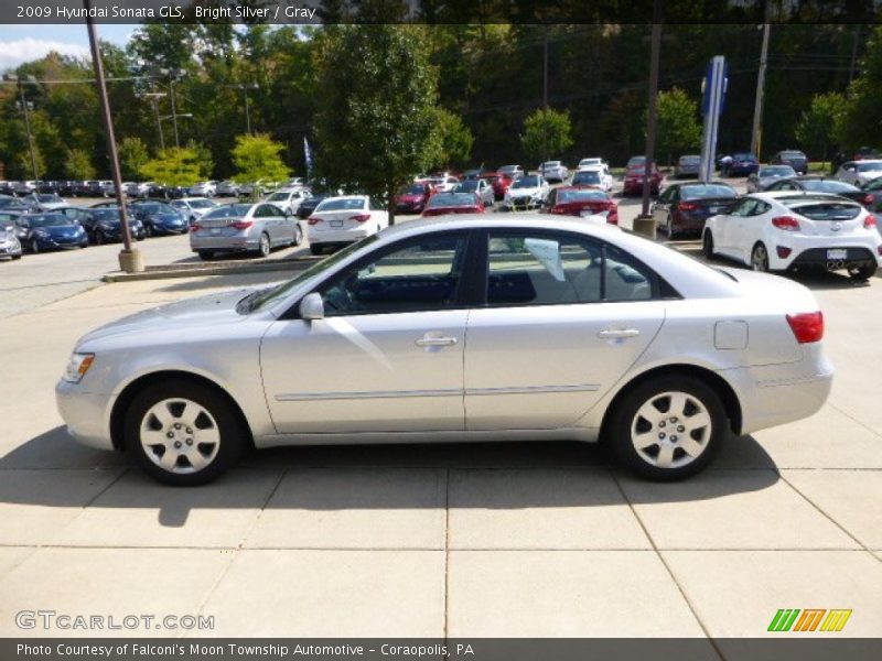 Bright Silver / Gray 2009 Hyundai Sonata GLS