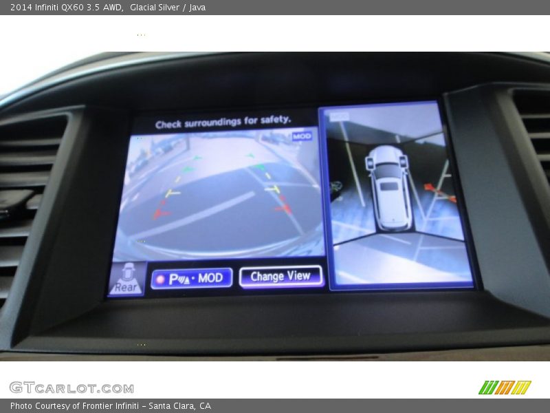 Glacial Silver / Java 2014 Infiniti QX60 3.5 AWD