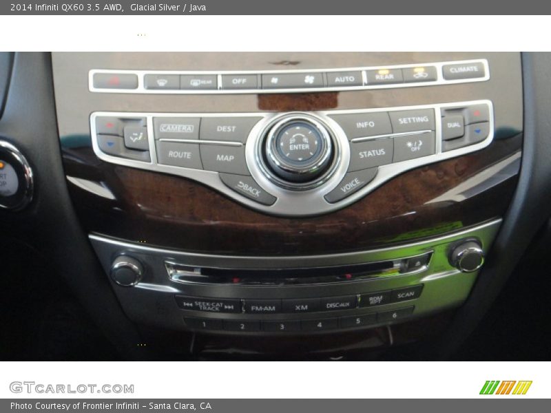 Glacial Silver / Java 2014 Infiniti QX60 3.5 AWD