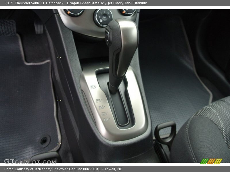 Dragon Green Metallic / Jet Black/Dark Titanium 2015 Chevrolet Sonic LT Hatchback
