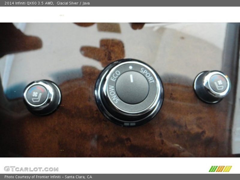 Glacial Silver / Java 2014 Infiniti QX60 3.5 AWD