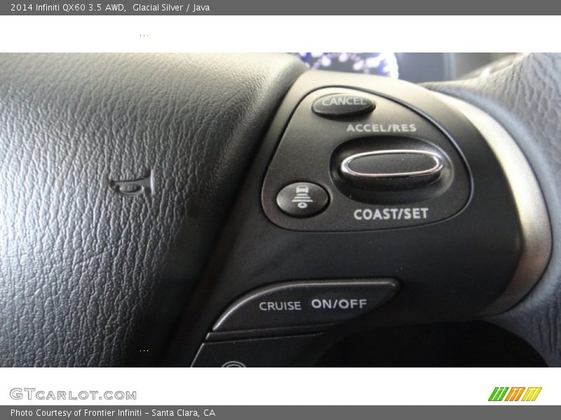 Glacial Silver / Java 2014 Infiniti QX60 3.5 AWD