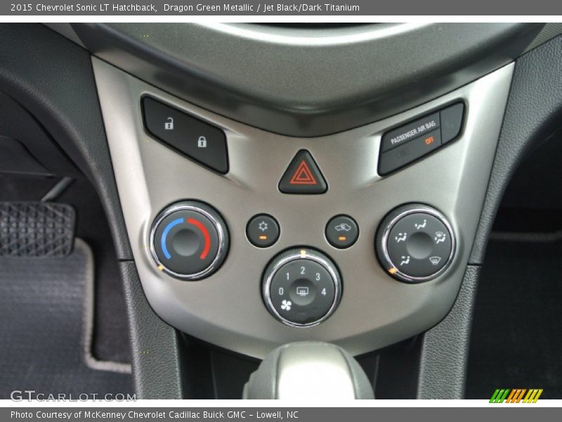 Dragon Green Metallic / Jet Black/Dark Titanium 2015 Chevrolet Sonic LT Hatchback