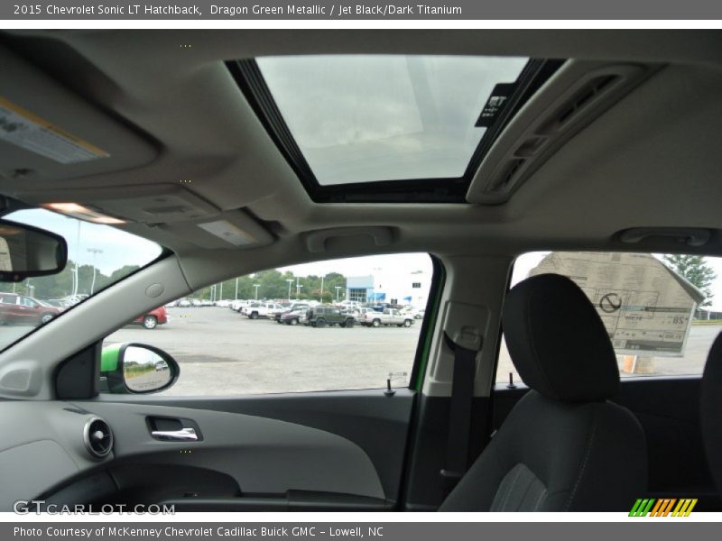 Dragon Green Metallic / Jet Black/Dark Titanium 2015 Chevrolet Sonic LT Hatchback