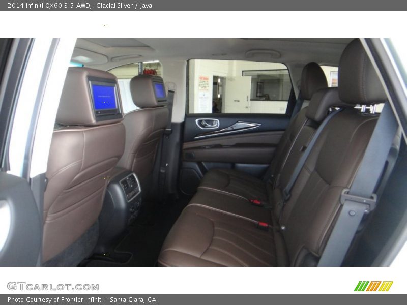 Rear Seat of 2014 QX60 3.5 AWD