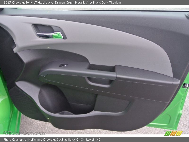 Dragon Green Metallic / Jet Black/Dark Titanium 2015 Chevrolet Sonic LT Hatchback
