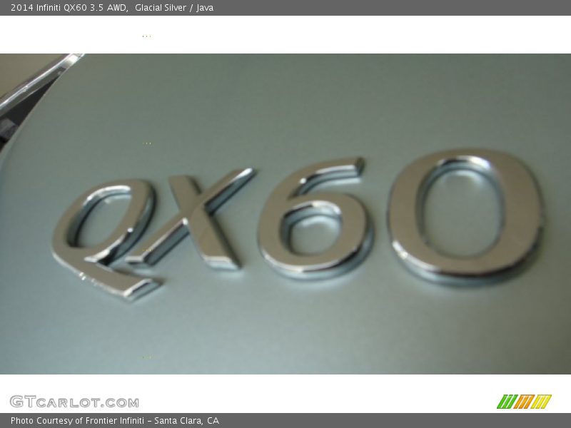 Glacial Silver / Java 2014 Infiniti QX60 3.5 AWD