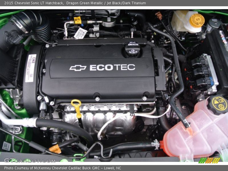  2015 Sonic LT Hatchback Engine - 1.8 Liter DOHC 16-Valve VVT ECOTEC 4 Cylinder